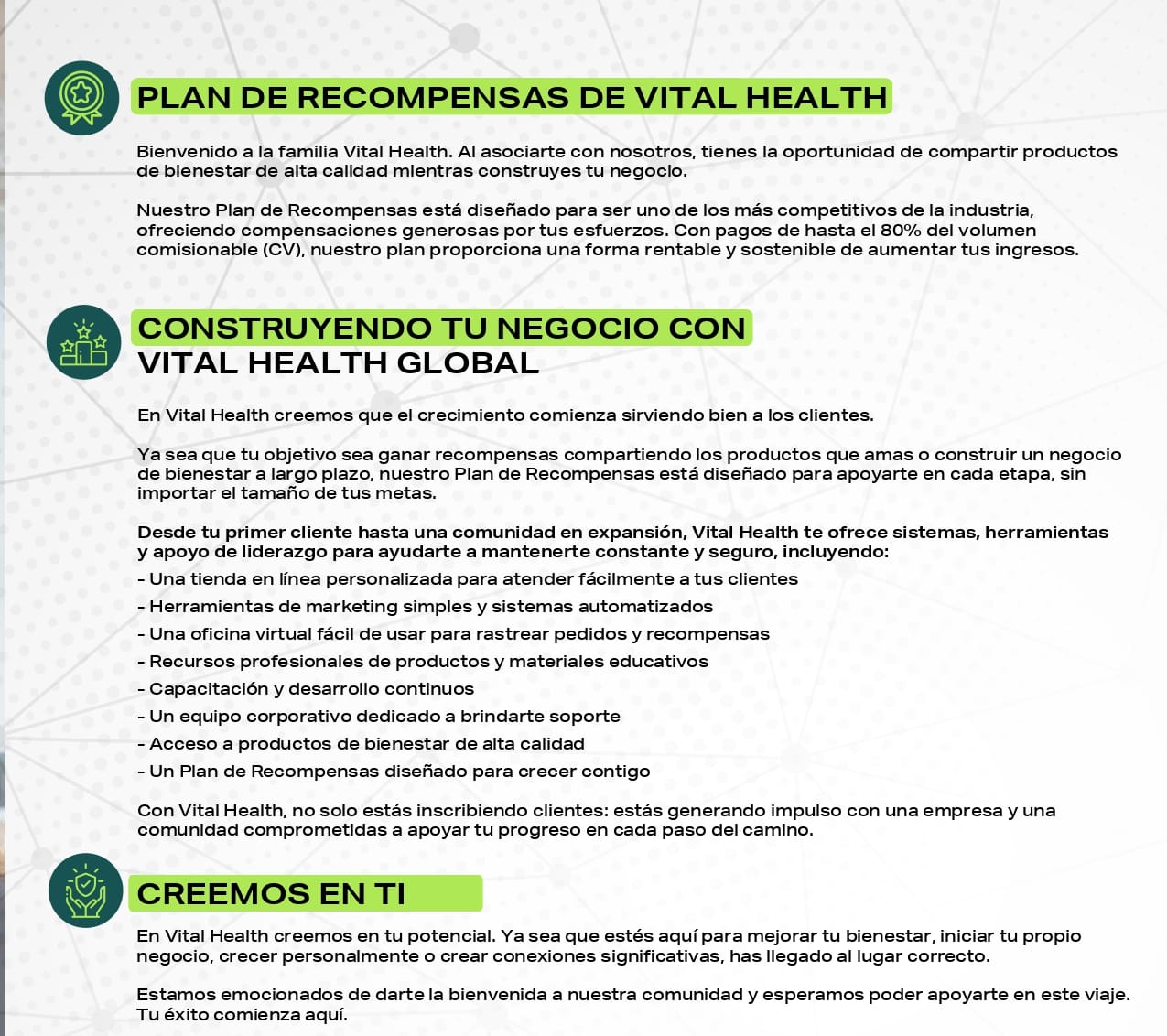 Plan de Recompensas Página 2