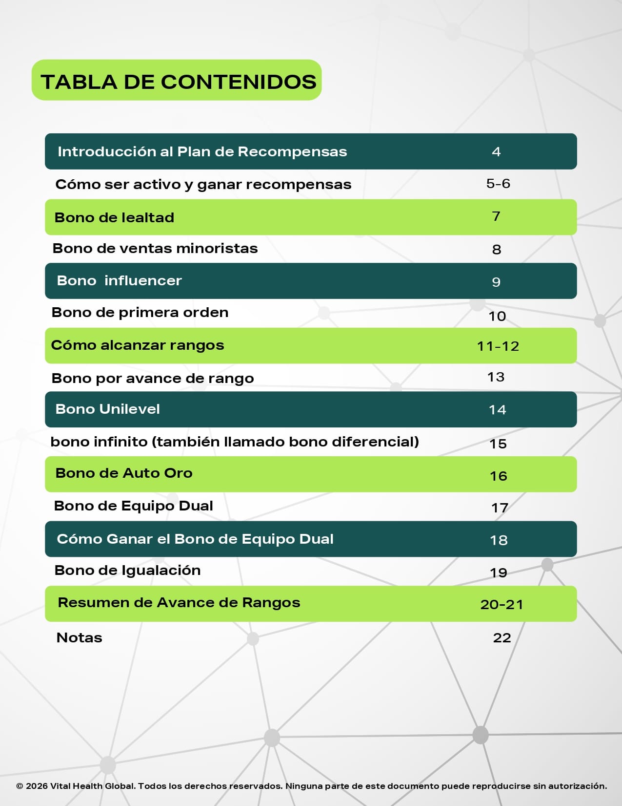 Plan de Recompensas Página 3