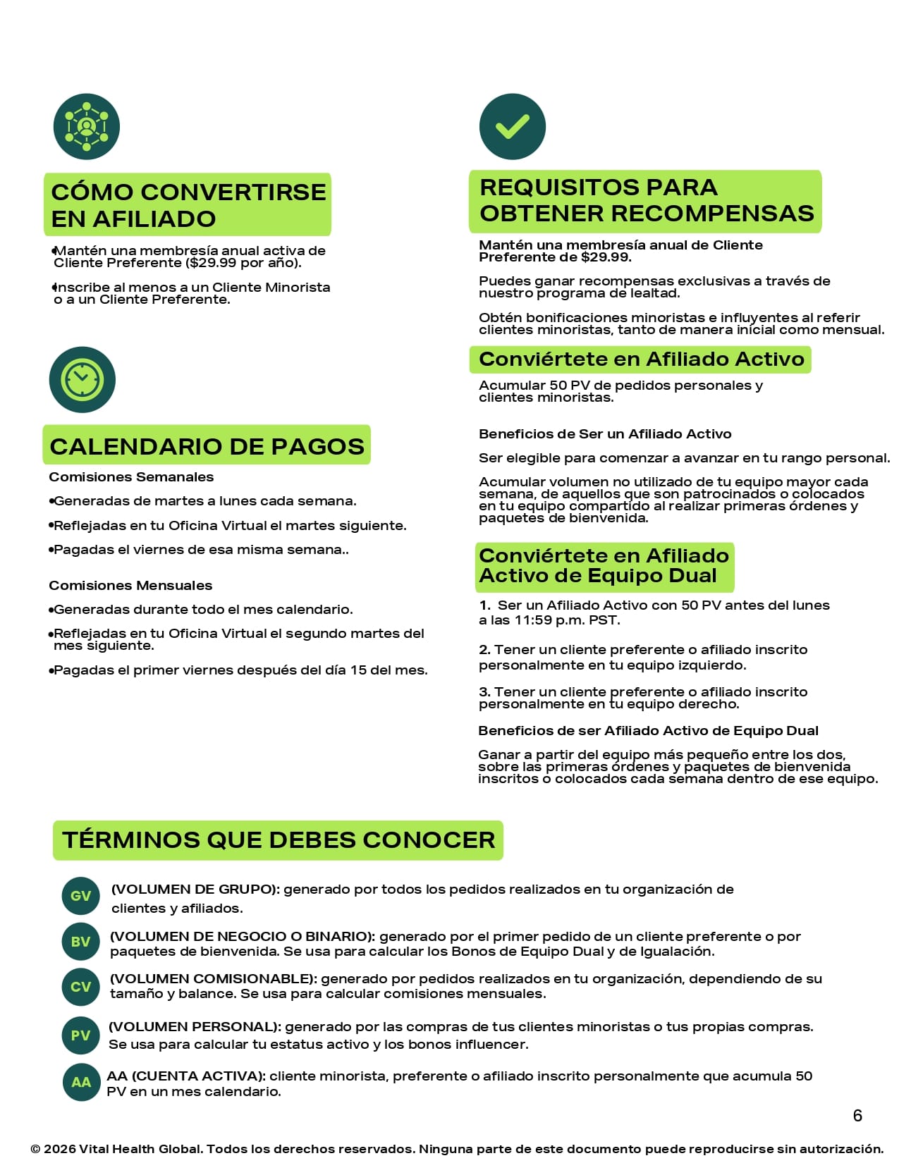 Plan de Recompensas Página 6