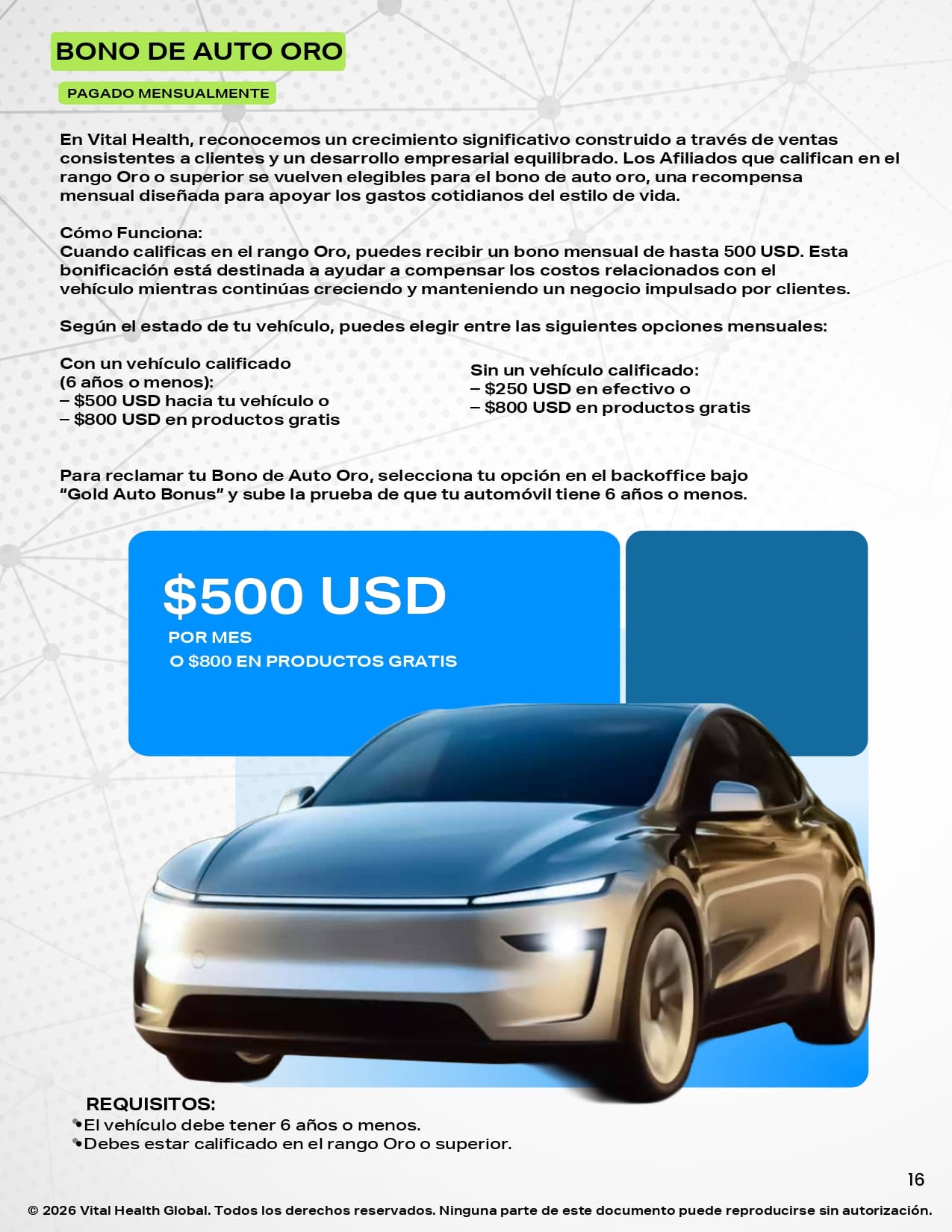 Plan de Recompensas Página 16