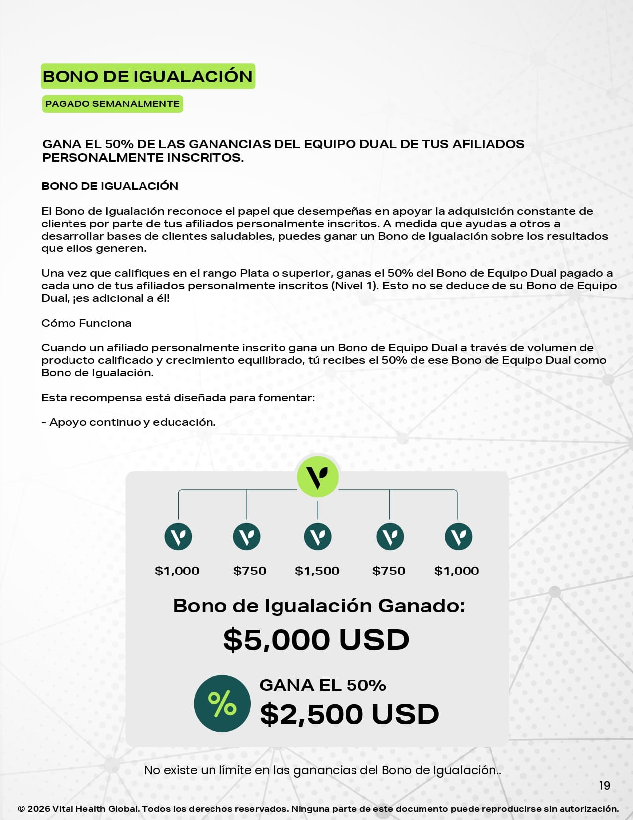 Plan de Recompensas Página 19